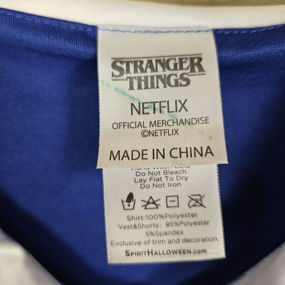 Stranger Things Robin Scoops Ahoy Spirit Halloween Costume Size Large Shirt Top - Picture 9 of 11